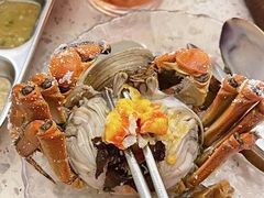 盐焗大闸蟹-白仁仔· 活烤海鲜 宵夜(豫园店)