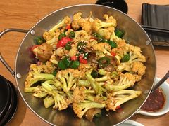 干锅有机菜花-小土豆北方菜馆(方庄店)