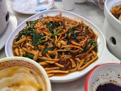 韭菜香干炒肉丝-天天初二·天津传统捞面·天津特色菜(凌奥总店)