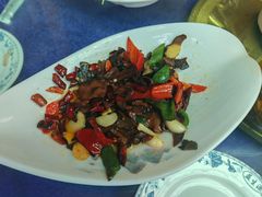 双椒炒见手青-龙姐私房菜(和顺古镇店)