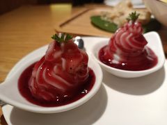 蓝莓山药-汝是素•文创素食馆(金月湾店)