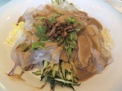 自制拉皮-大清花饺子(山庄店)
