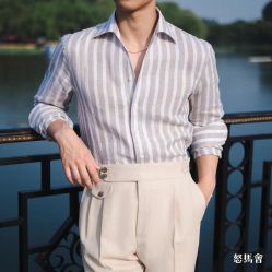 点击看大图 -怒马会 全麻衬西装高级定制