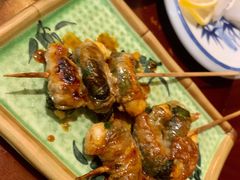 鸡皮虾串-樱の花亭日本料理店