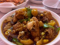 板栗烧鸡-天乐农家鱼头王(天目湖店)