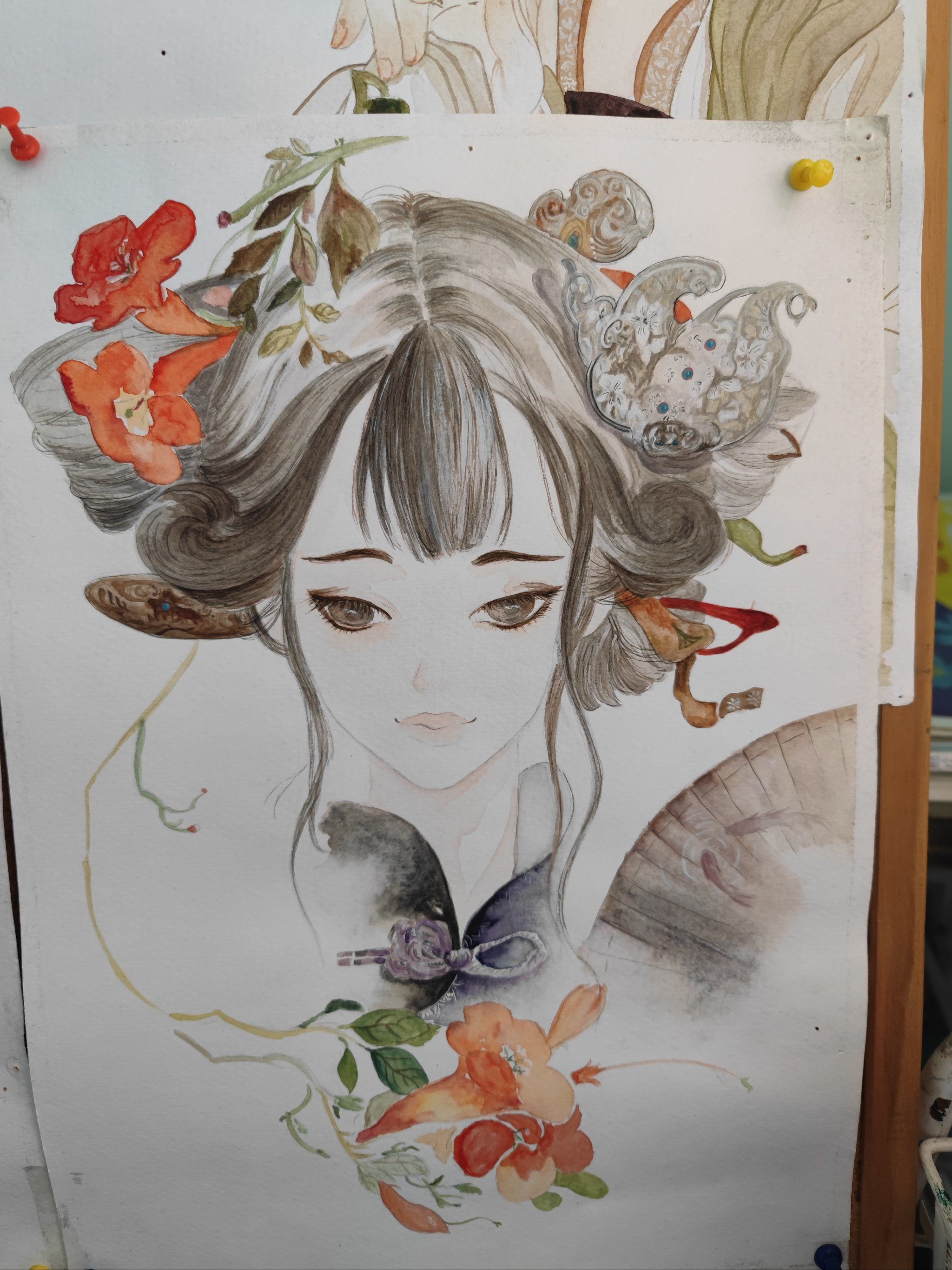 好看的水彩画.