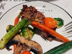 意式橄榄油松露扒什菜-原石牛扒·约会餐厅(龙城万科里店)