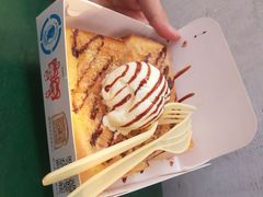 香草冰淇淋厚吐司-阿信厚吐司(曾厝垵店)