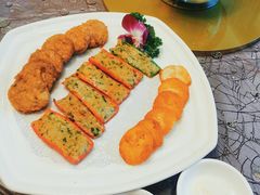 干煎酿三宝-轩记海鲜餐厅·四十五年老字号·经典粤菜(西区彩虹店)