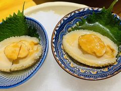 柴木汁矶煮活鲍鱼-夫子道刺身