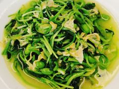 鸡毛菜豆米炒油皮-冶春茶社(官园桥店)