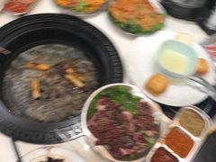 -清真欣思路鲜切涮烤自助火锅