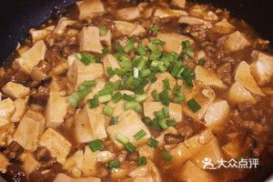 色香味俱全的下饭菜香菇肉沫豆腐 
