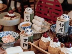 -芒果与甜纯动物奶油蛋糕&甜品台定制