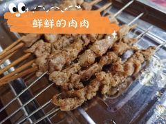 烤羊肉串-途肴·老农饭庄(百里峡店)