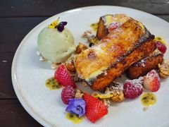 creme brulee french toast-Five Oars Coffee Roasters Heritage