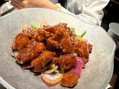 蒜香秘汁排骨-绿茶餐厅(同成街华联店)