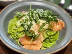 三文鱼菠菜罗勒面-WOKKA by艮上(中海环宇荟店)