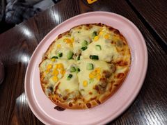 牛肉蘑菇薄饼披萨-蘑菇餐厅(马台街店)