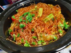 干捞粉丝煲-华盛园卷子王农家菜水库鱼
