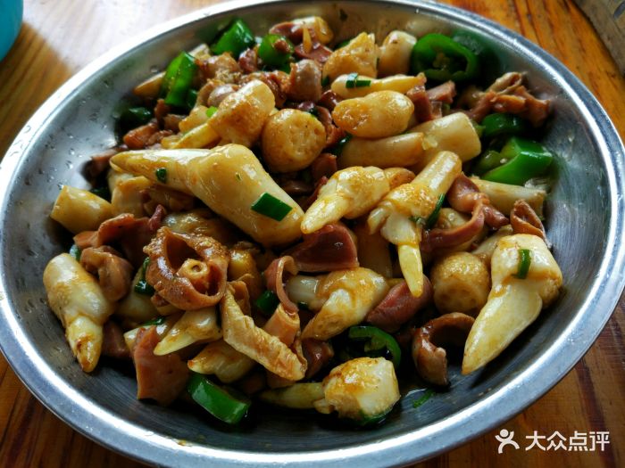 藕尖炒鸡杂
