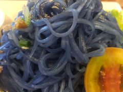 -蝶豆花蓝面条