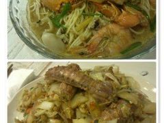 膏蟹拌面&虾蛄炒糕-十面欢腾·海鲜面·台式Bistro(长乐路店)
