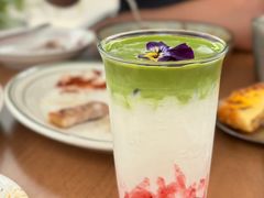 超浓抹茶莓莓拿铁-pLeace必乐时(天环广场店)