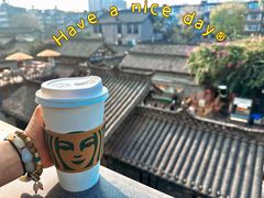 浓郁咖啡拿铁-星巴克臻选(成都宽窄巷子店)