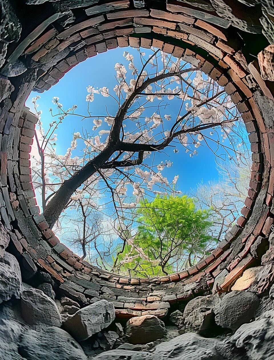 有些美景须仰视才能发现