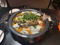 鲜青椒葱葱味烤鱼-探鱼·鲜青椒爽麻烤鱼(北京路天河城店)