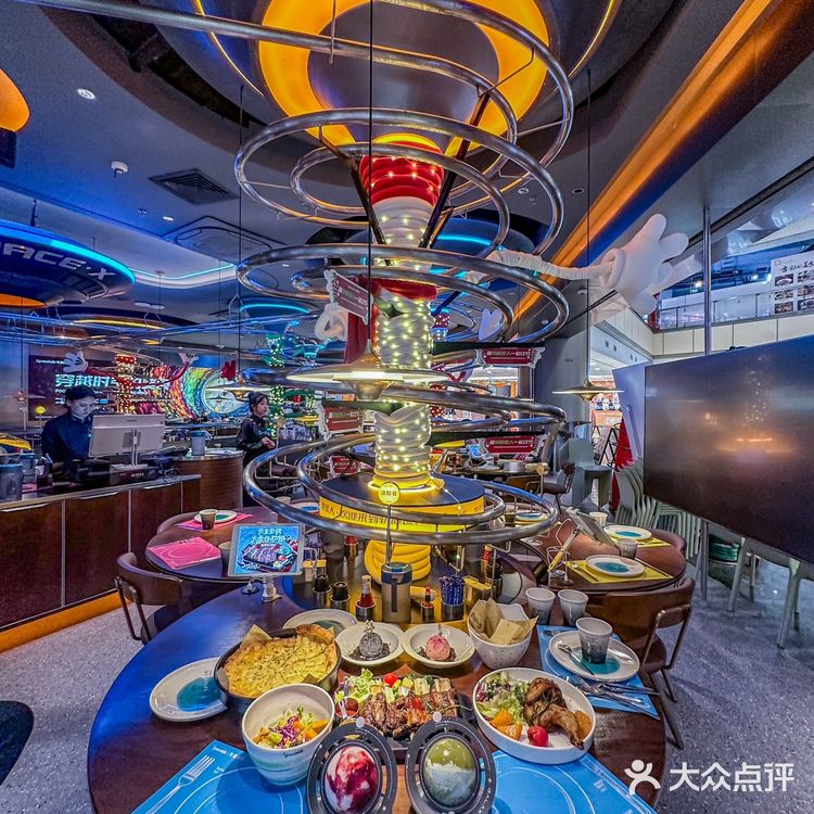 在上海!在宇宙中心用餐!!!