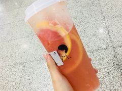 满杯红柚-喜茶(上海正大广场店)