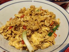 香醋炒土鸡蛋-荆九爷爆炒桥头三嫩(浙大店)