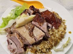 燒鴨飯加咖哩汁-清真惠记