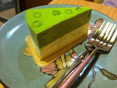 抹茶双重芝士蛋糕-The Flowers Coffee(南山店)