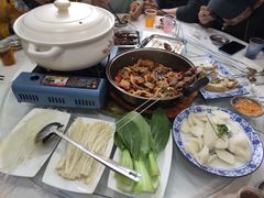 -炕锅羊肉土火锅面片大王