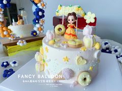 -卡比儿童蛋糕·心意定制·低脂零卡糖动物奶油FancyBALLOON(滨海店)