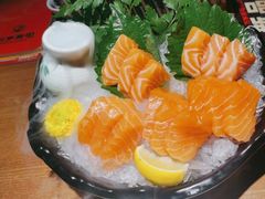 厚切深海三文鱼刺身-万岁寿司(天河领展店)