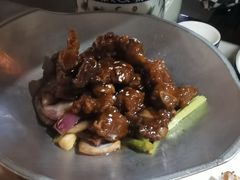 蒜香蜜汁排骨-绿茶餐厅(昌平悦荟店)