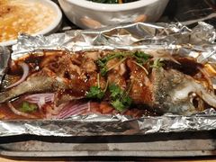 酱烤活鲈鱼-新白鹿餐厅(虹桥南丰城店)