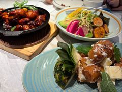 菠萝油条虾-志明眷村·台式融合菜·宵夜