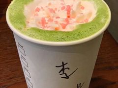 桃意浓浓抹茶拿铁-星巴克(广州番禺钻汇广场分店)