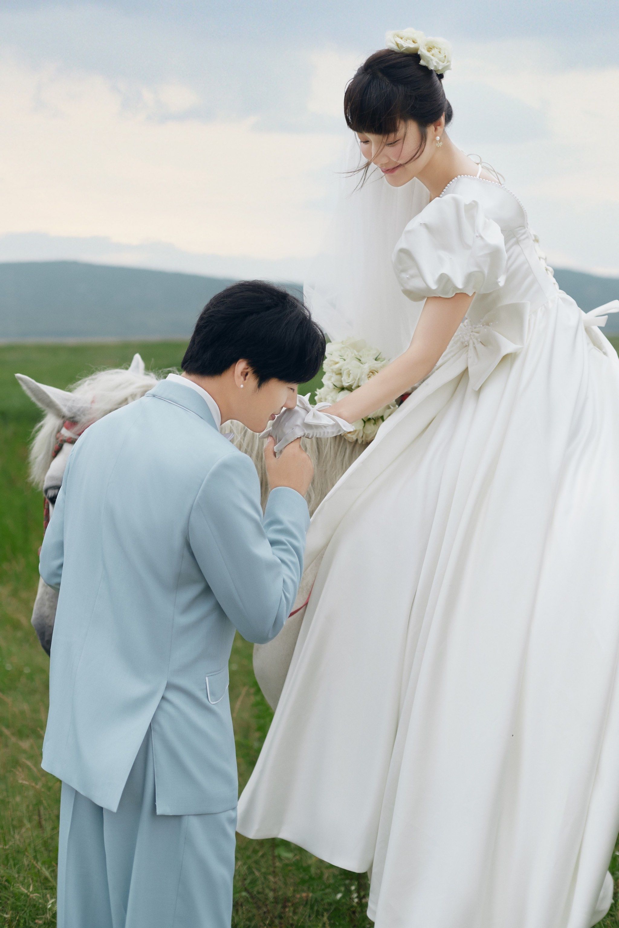 森系马场婚纱照|童话在逃公主9499