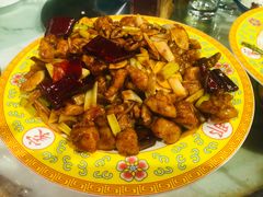 桃仁剔炒鸡-那家小馆•北京菜•烤鸭(中关村店)