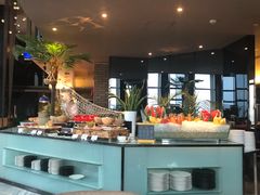自助取餐区-唐拉雅秀酒店-西锦汇空中BBQ·思创餐厅