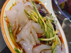 拉皮-挂雪铁锅炖大鹅