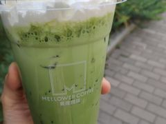 凉抹茶牛奶-麦隆咖啡(北大店)