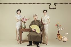 -时光纪亲子全家福照相馆(静安店母女写真父母纪念照)