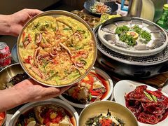 -草家酱蟹炭火烤肉店(珲春南路一店)